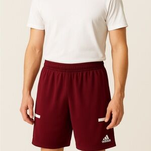 Adidas Red Athletic Performance Shorts (Worn ONCE)